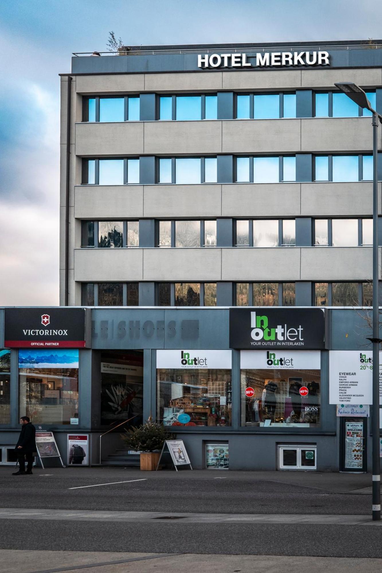 Hotel Merkur - West Station Interlaken Exterior photo